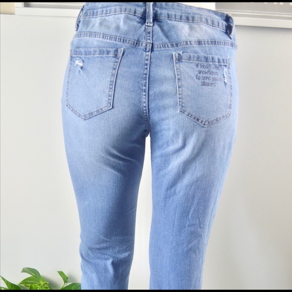 Distressed blue spice jeans - Picture 6 of 6